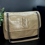 SL сумка NIKI из серо-зеленной состаренной кожи с клапаном