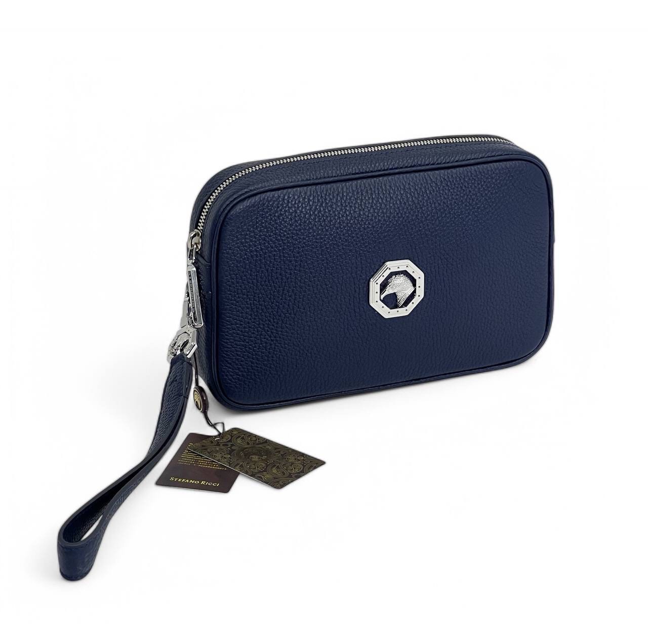 sr-borsetka-kozha-togo-sinyaya-logotip-serebro.jpg SR борсетка кожа того синяя логотип серебро — изображение 1