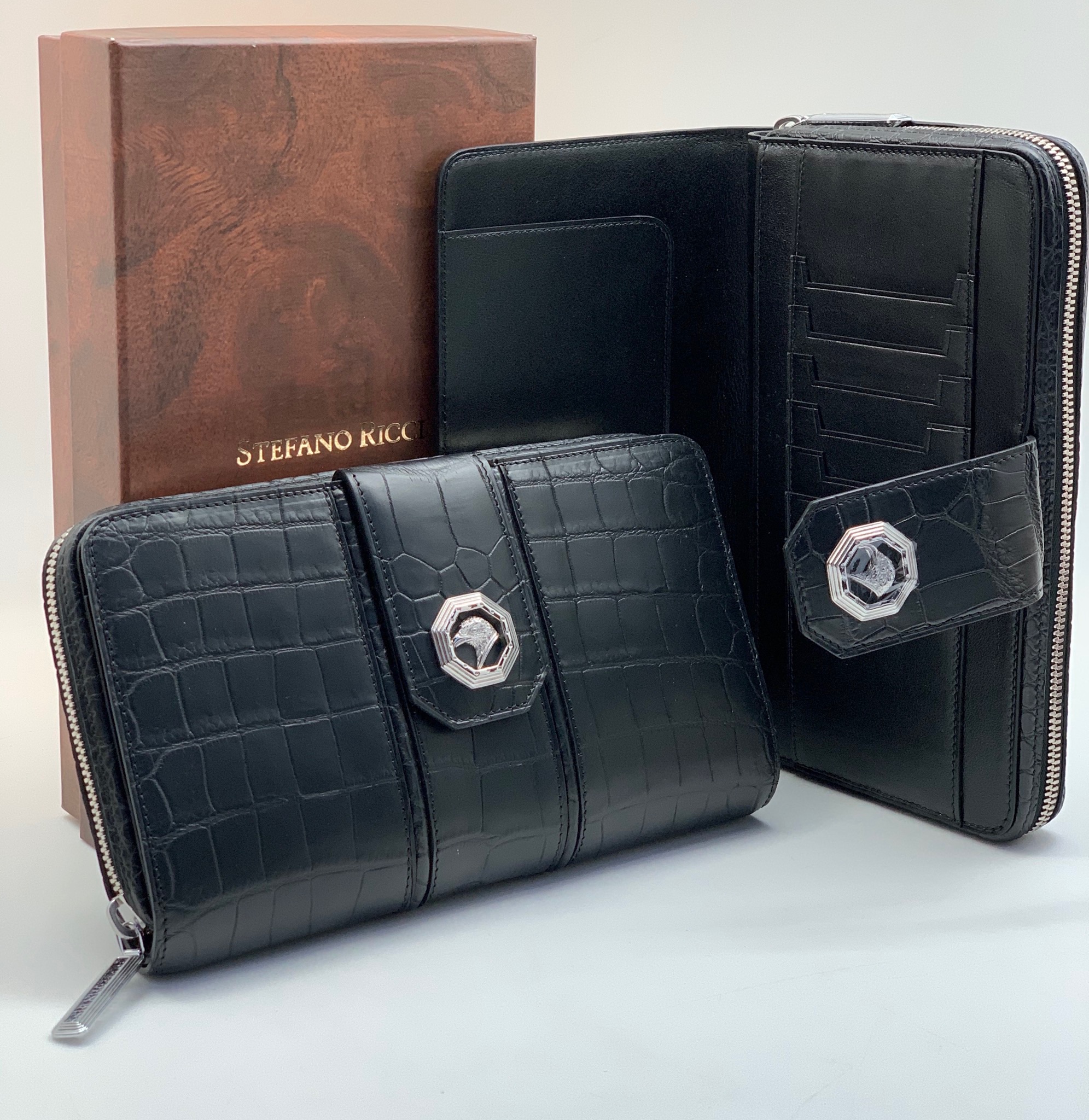 sr-koshelek-krokodil-hlyastik-magnit-chernyj.jpg SR кошелек крокодил хлястик магнит черный — изображение 1