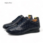 SR кроссовки синие крокодил