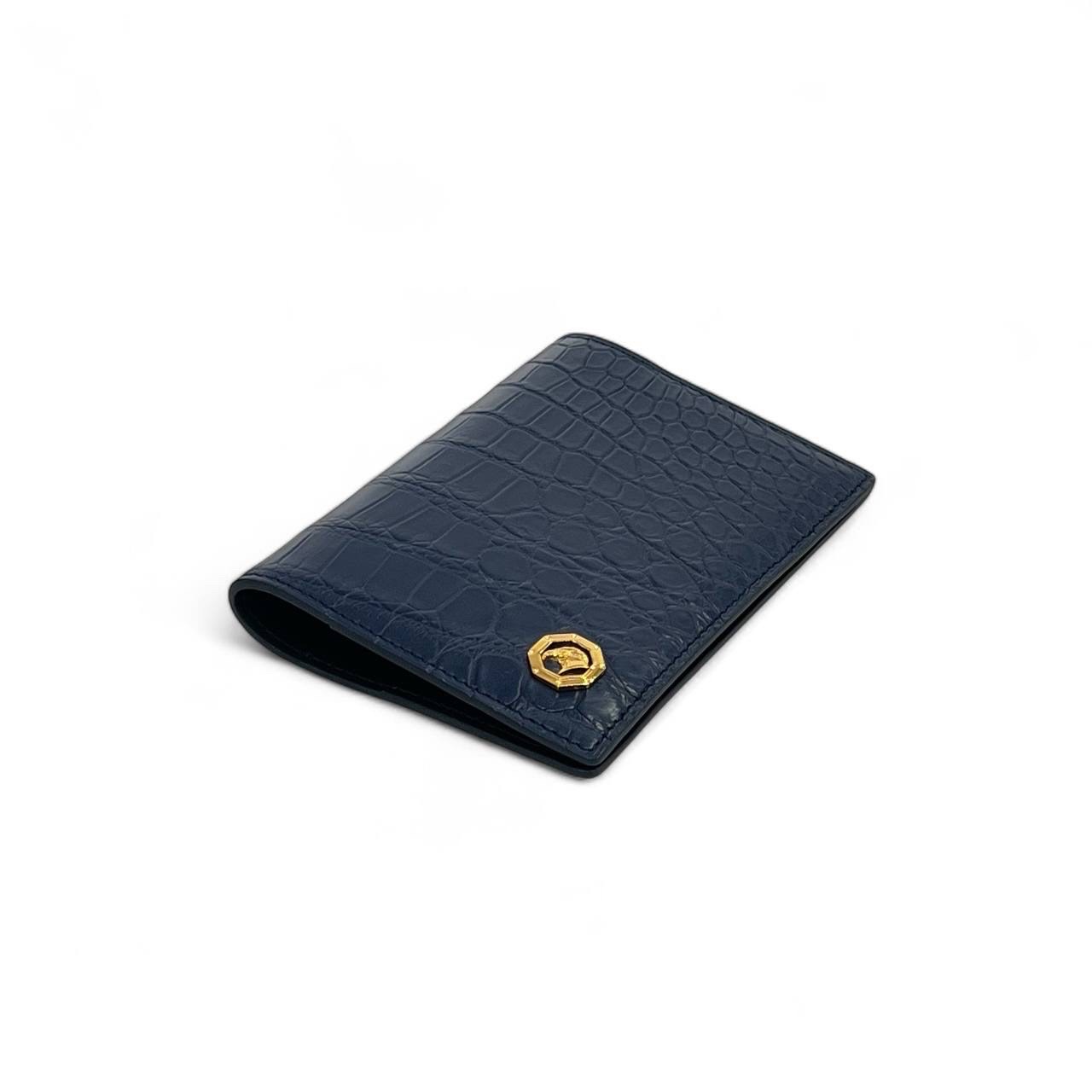 sr-oblozhka-na-pasport-krokodil-sinij-logotip-zolotoj-orel-v-vosmiugolnike.jpg SR обложка на паспорт крокодил синий логотип золотой орел в восьмиугольнике — изображение 1