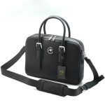 SR Портфель черный фурнитура серебро