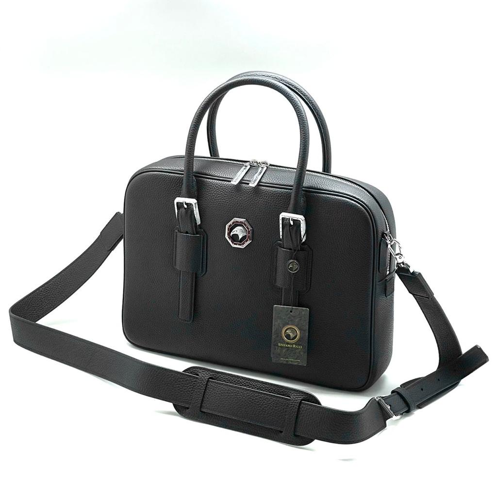 sr-portfel-chernyj-furnitura-serebro.jpg SR Портфель черный фурнитура серебро — изображение 1