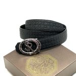 SR ремень кожа монограмма черный