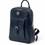 SR рюкзак из крокодила карман с пряжкой спереди синий с новой ручкой