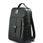 SR рюкзак крокодил карман с пряжкой спереди черный