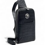 SR слинг крокодил черный