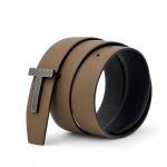 TF кожа того двусторонний темно-кремовый-черный съемная пряжка