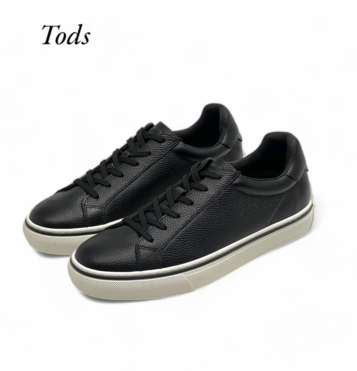 tods-kedy-chernye-na-beloj-podoshve-2.jpg TODS кеды черные на белой подошве — изображение 1