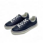 TODS кеды синие на белой подошве с белыми шнурками