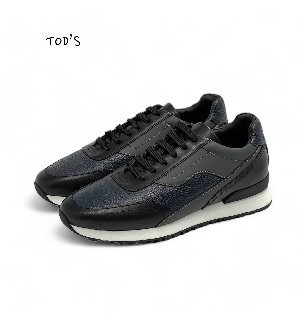 tods-krossovki-cherno-serye.png TODS кроссовки черно-серые — изображение 1