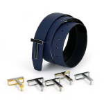 TOM FORD ремень кожа эпсом черно-синий съемная пряжка черная эпсом в серебре