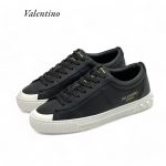 VALENTINO кеды черные на белой подошве