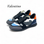 VALENTINO кроссовки цветные фирменные шипы сзади