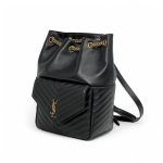 YSL рюкзак в полоску гладкая кожа черный золото