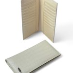 ZILLI купюрница из белой кожи крокодила логотип серебро снаружи