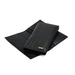 ZILLI купюрница из черной кожи крокодила логотип золото