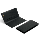 ZILLI купюрница из черной кожи крокодила логотип золото внутри