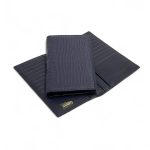 ZILLI купюрница из синей кожи крокодила логотип золото внутри