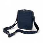 ZILLI мессенджер синяя из кожи крокодила логотип серебро