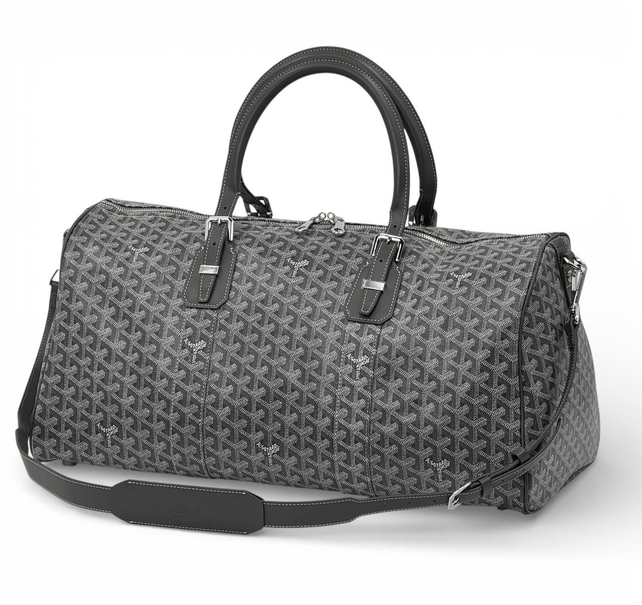 goyard-dorozhnaya-sumka-50-sm-kanva-seraya.jpg GOYARD дорожная сумка 50 см канва серая — изображение 1