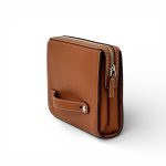 HERMES борсетка с боковой ручкой кожа того темно-оранжевая