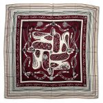 HERMES платок кашемир и шелк бежевый