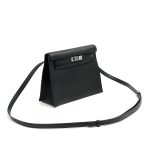 HERMES сумка Dance кожа черная серебро