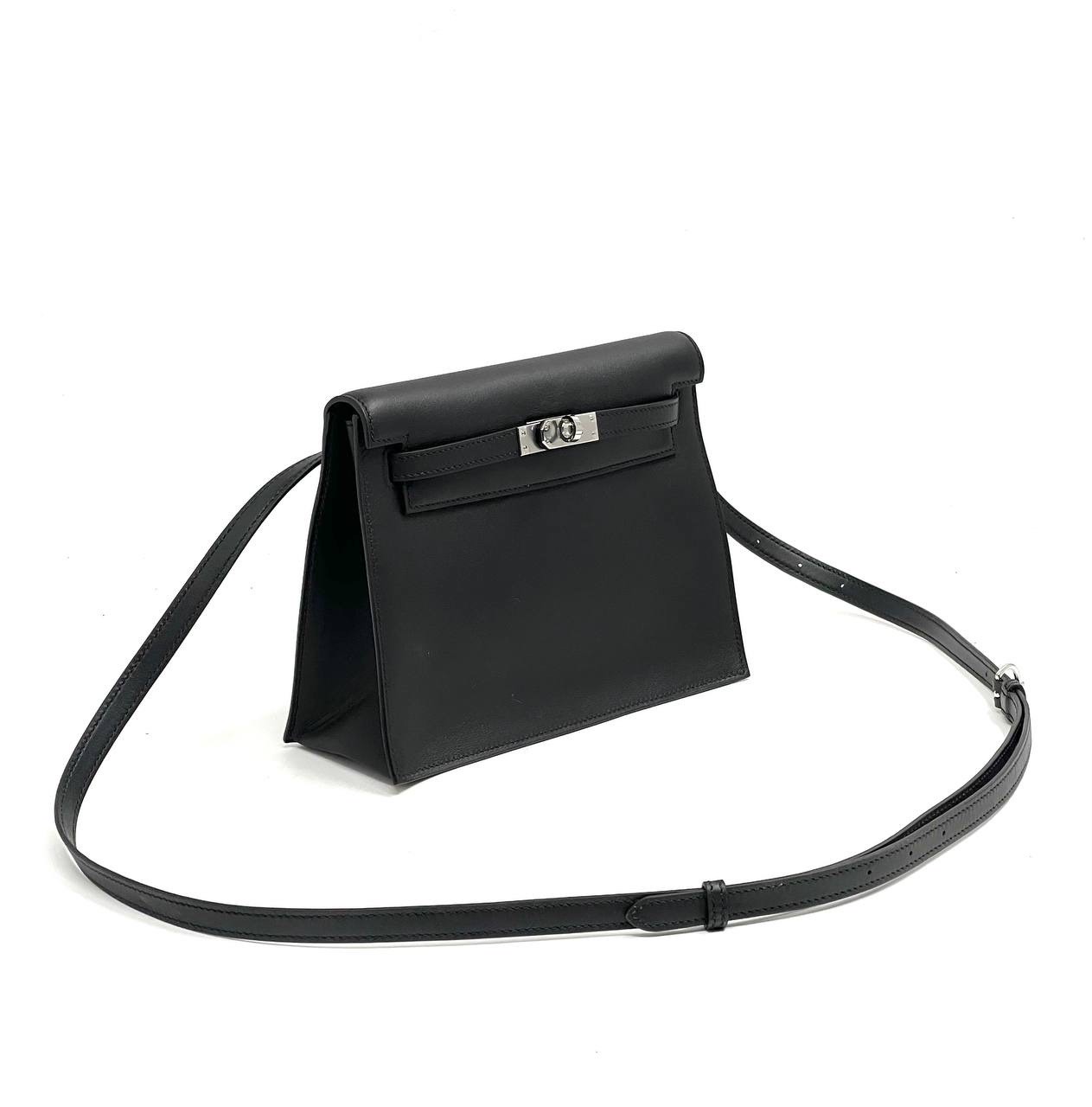 hermes-sumka-dance-kozha-chernaya-serebro.jpg HERMES сумка Dance кожа черная серебро — изображение 1