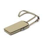 HERMES сумка для телефона молочная серебро