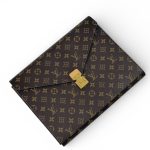 LV пака коричневая канва монограмм золото