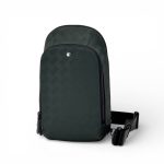 MONTBLANC слинг кожа тисненная зеленый