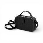 BV мессенджер черная кожа гладкая-плетенная с ручкой