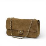 CHANEL сумка замша (горчичный) на золоте 33 см