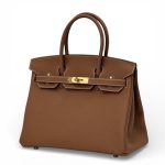 HERMES Birkin 30см кожа Того с прожилками кэмел золото