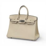 HERMES сумка Birkin 25 см кожа Того персиковая серебро