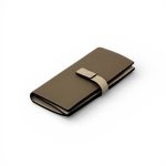 LOEWE кошелек хлястик на кнопке бежевый