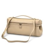 LORO PIANA сумка большая того бежевая золото