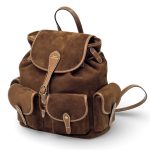 RALPH LAUREN рюкзак коричневая замша с кожаными лямками